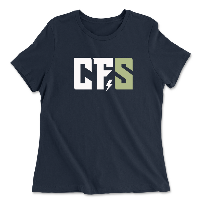 CrossFit Sage CFS White Womens - Relaxed Jersey T-Shirt