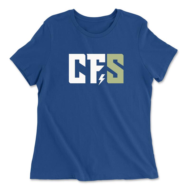 CrossFit Sage CFS White Womens - Relaxed Jersey T-Shirt
