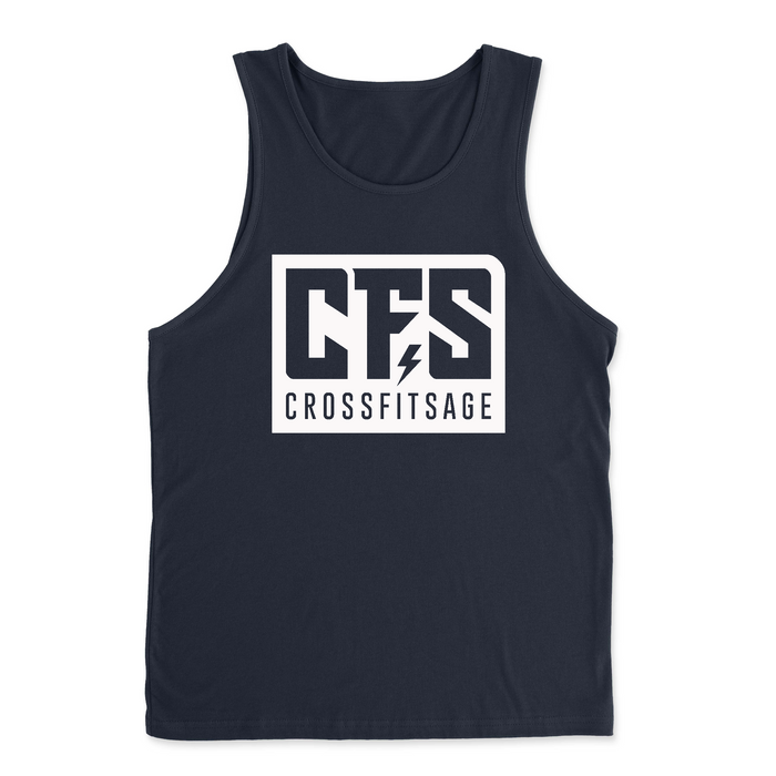 CrossFit Sage White Mens - Tank Top