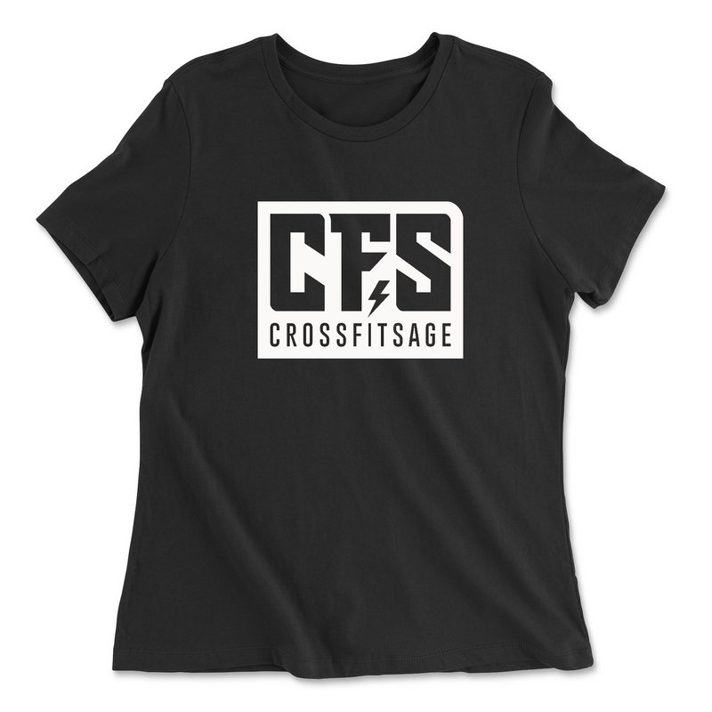 CrossFit Sage White Womens - Relaxed Jersey T-Shirt