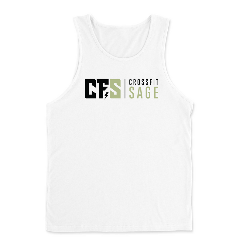 CrossFit Sage Stacked Black Mens - Tank Top