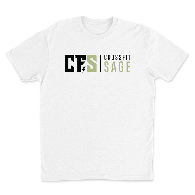 CrossFit Sage Stacked Black Mens - T-Shirt