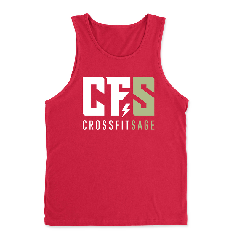 CrossFit Sage Standard White Mens - Tank Top