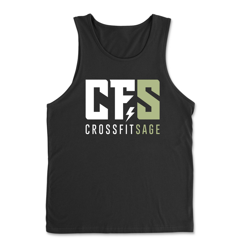 CrossFit Sage Standard White Mens - Tank Top
