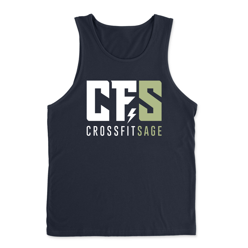 CrossFit Sage Standard White Mens - Tank Top
