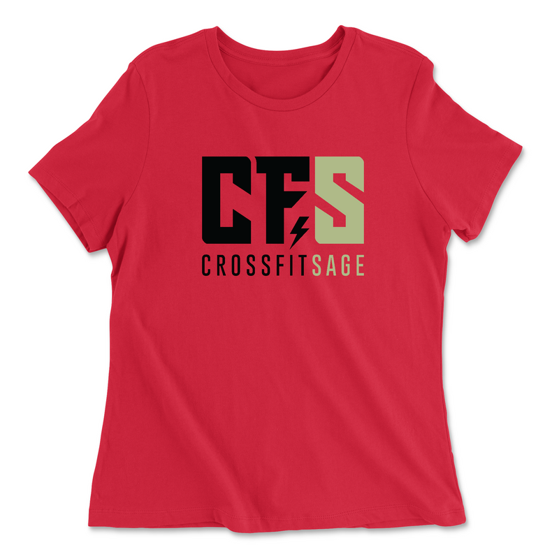 CrossFit Sage Standard Black Womens - Relaxed Jersey T-Shirt