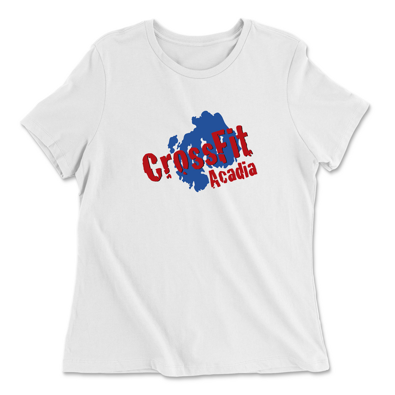 Womens 2X-Large WHITE Relaxed Jersey T-Shirt
