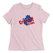 Womens 2X-Large PINK Relaxed Jersey T-Shirt