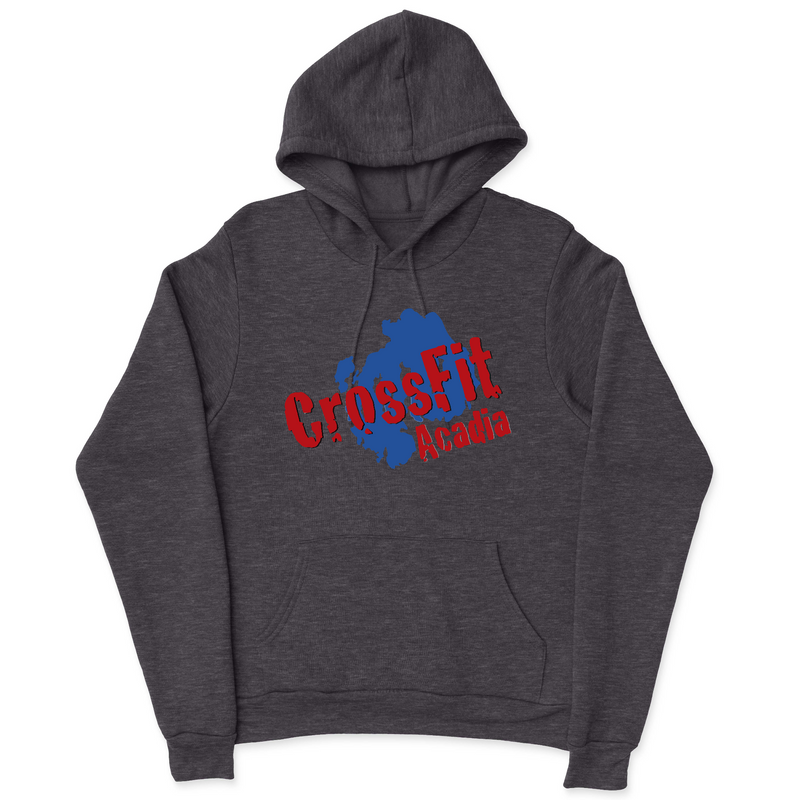 Mens 2X-Large CHARCOAL_HEATHER Hooded T-Shirt