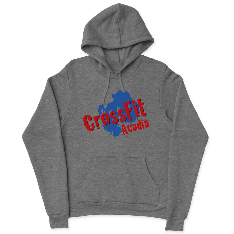Mens 2X-Large GUNMETAL_HEATHER Hooded T-Shirt