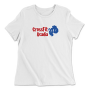 Womens 2X-Large WHITE Relaxed Jersey T-Shirt