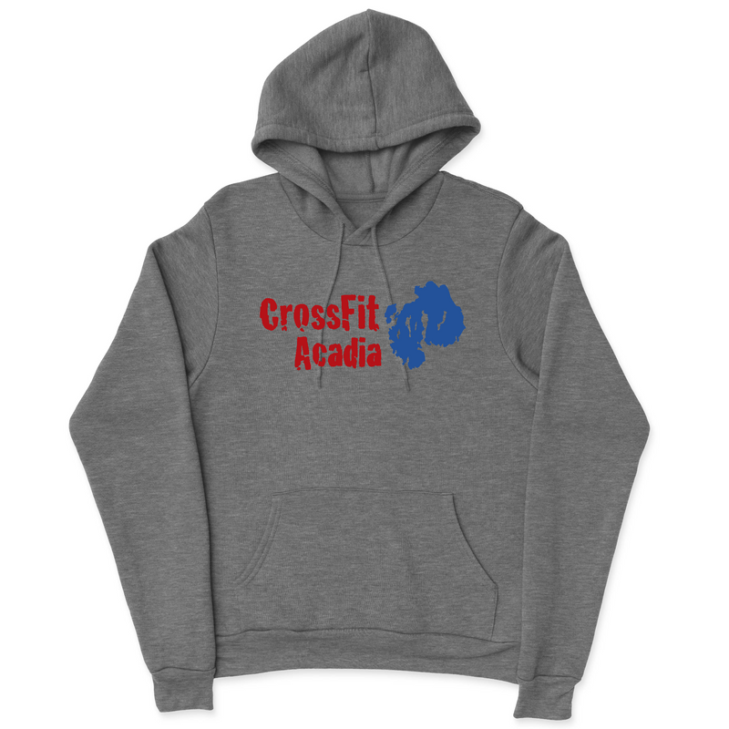 Mens 2X-Large GUNMETAL_HEATHER Hooded T-Shirt
