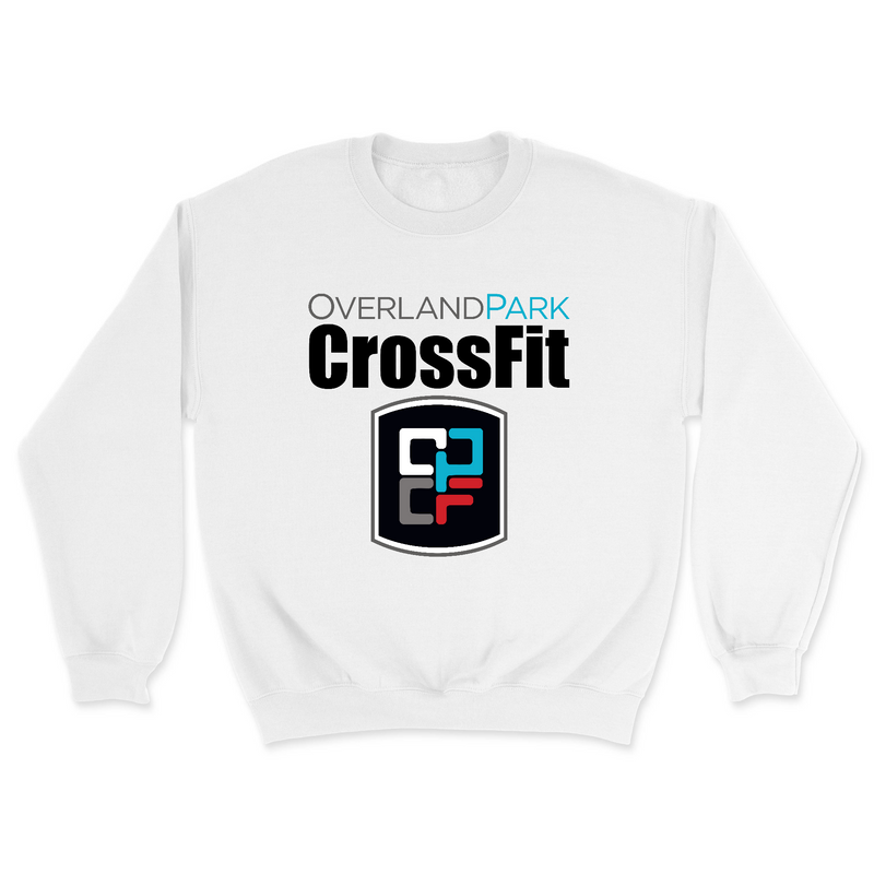 Mens 2X-Large WHITE Midweight Sweatshirt