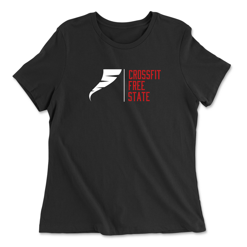Womens 2X-Large BLACK Relaxed Jersey T-Shirt