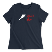 Womens 2X-Large NAVY Relaxed Jersey T-Shirt