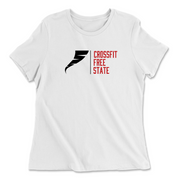 Womens 2X-Large WHITE Relaxed Jersey T-Shirt