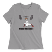 Womens 2X-Large SOLID_ATHETIC_GREY Relaxed Jersey T-Shirt