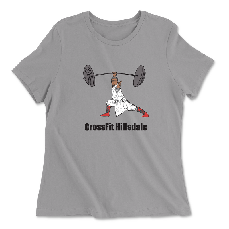 Womens 2X-Large SOLID_ATHETIC_GREY Relaxed Jersey T-Shirt