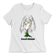Womens 2X-Large WHITE Relaxed Jersey T-Shirt