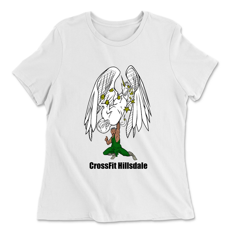 Womens 2X-Large WHITE Relaxed Jersey T-Shirt
