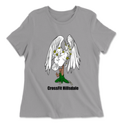 Womens 2X-Large SOLID_ATHETIC_GREY Relaxed Jersey T-Shirt