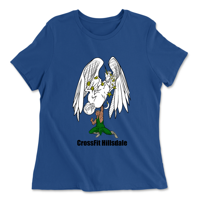 Womens 2X-Large TRUE_ROYAL Relaxed Jersey T-Shirt