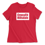 Womens 2X-Large RED Relaxed Jersey T-Shirt
