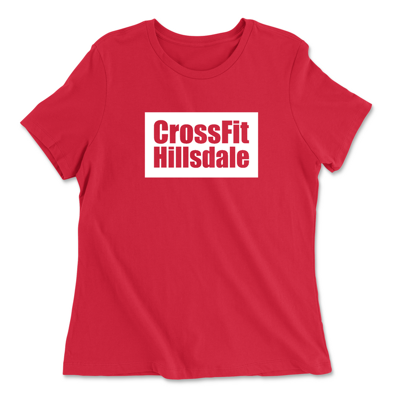 Womens 2X-Large RED Relaxed Jersey T-Shirt