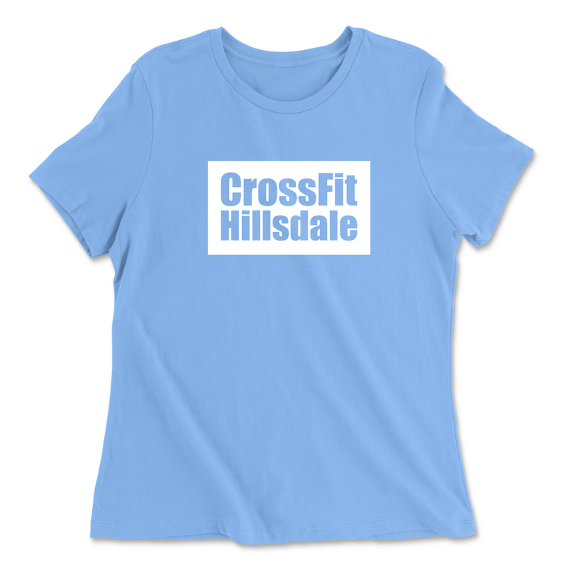 Womens 2X-Large CAROLINA_BLUE Relaxed Jersey T-Shirt