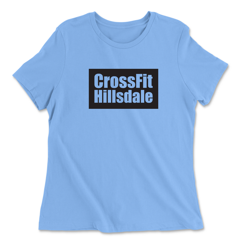Womens 2X-Large CAROLINA_BLUE Relaxed Jersey T-Shirt