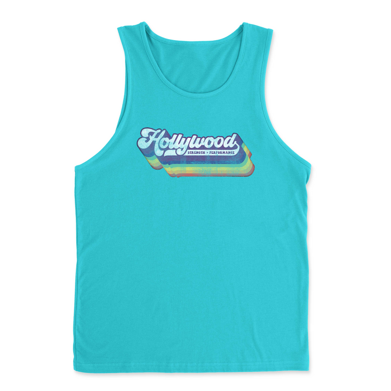 Mens 2X-Large TAHITI_BLUE Tank Top