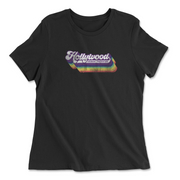Womens 2X-Large BLACK Relaxed Jersey T-Shirt
