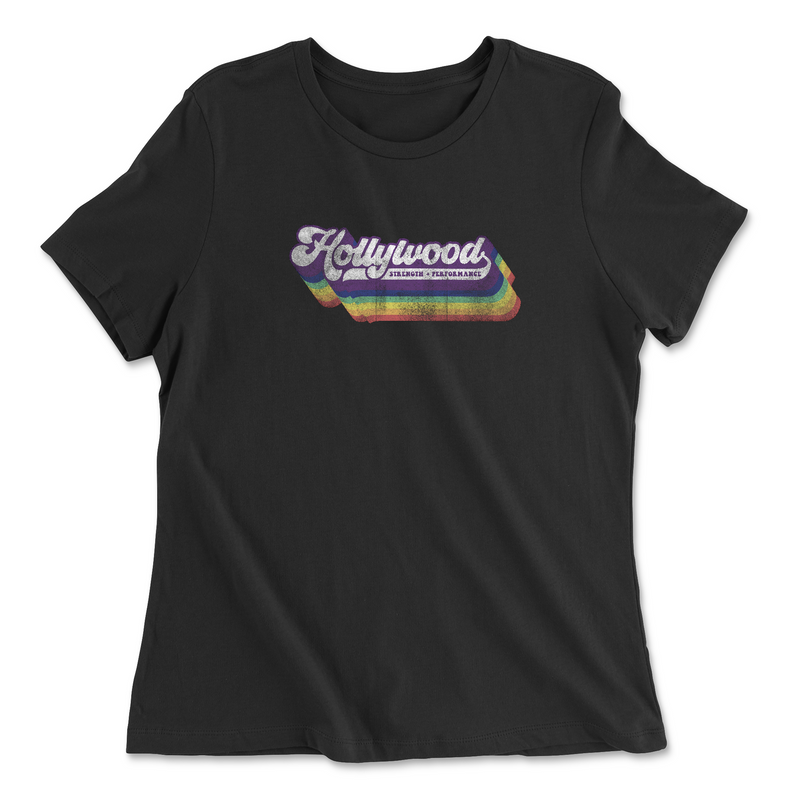 Womens 2X-Large BLACK Relaxed Jersey T-Shirt