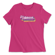 Womens 2X-Large BERRY Relaxed Jersey T-Shirt