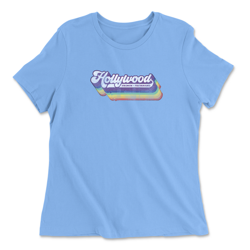 Womens 2X-Large CAROLINA_BLUE Relaxed Jersey T-Shirt