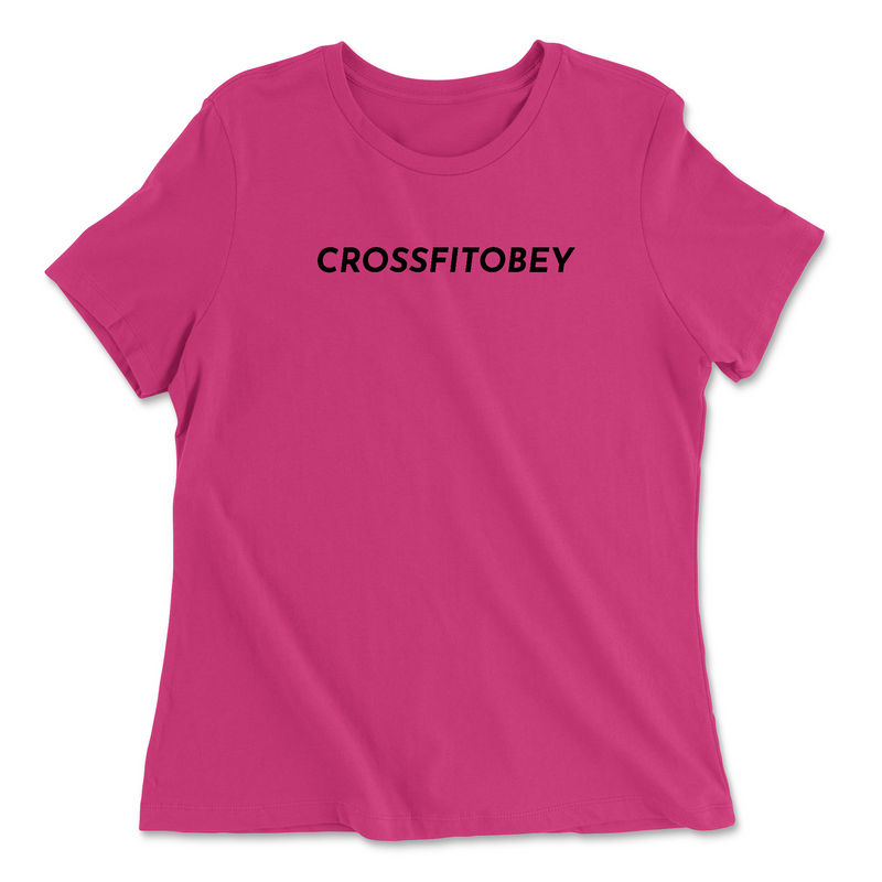 CrossFit Obey Bold Womens - Relaxed Jersey T-Shirt