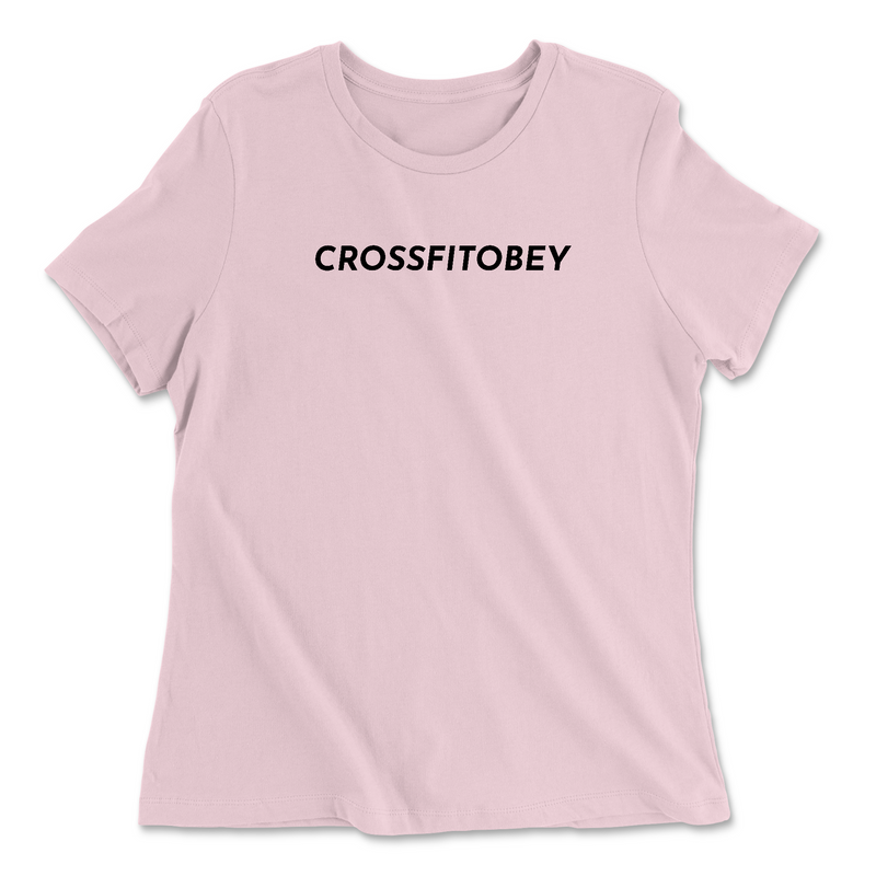 CrossFit Obey Bold Womens - Relaxed Jersey T-Shirt