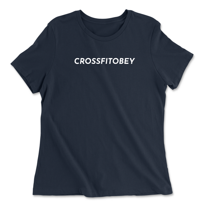 CrossFit Obey Bold Womens - Relaxed Jersey T-Shirt