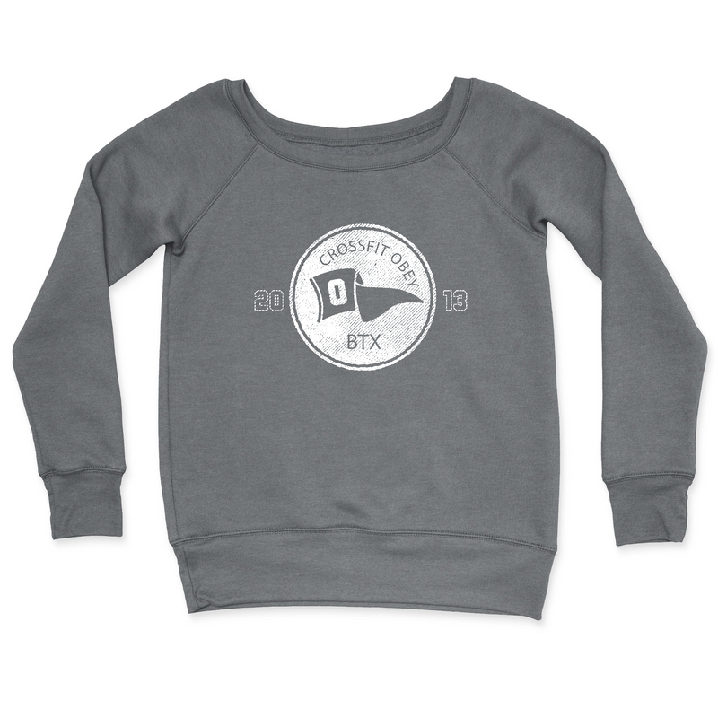 CrossFit Obey White Womens - CrewNeck