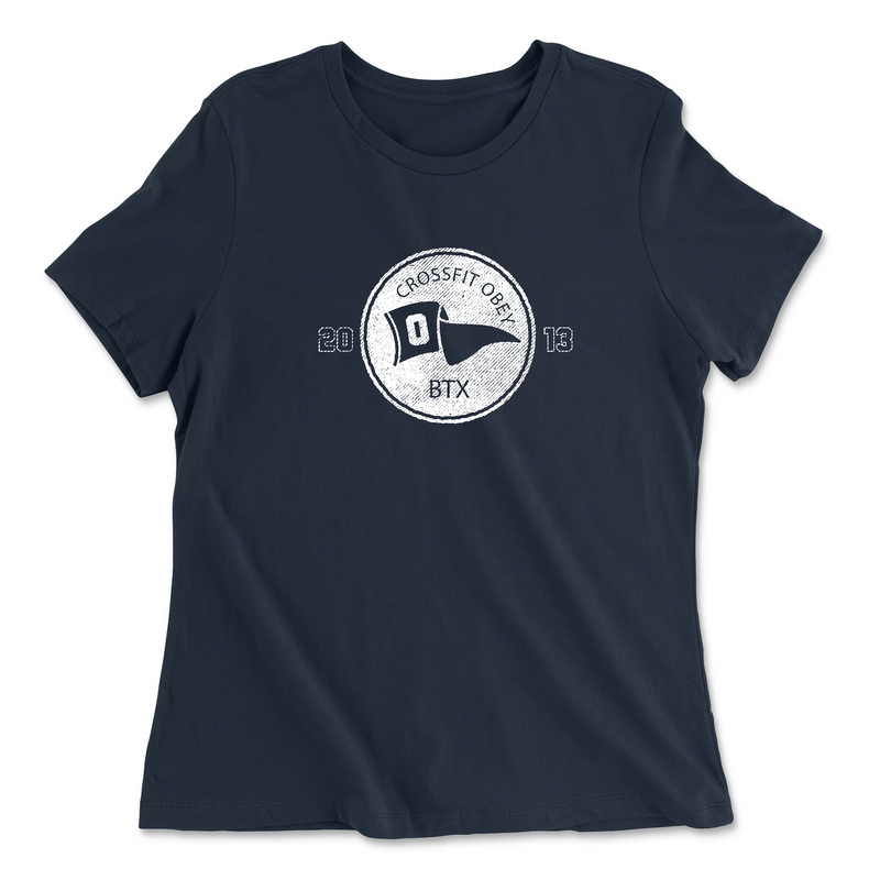 CrossFit Obey White Womens - Relaxed Jersey T-Shirt