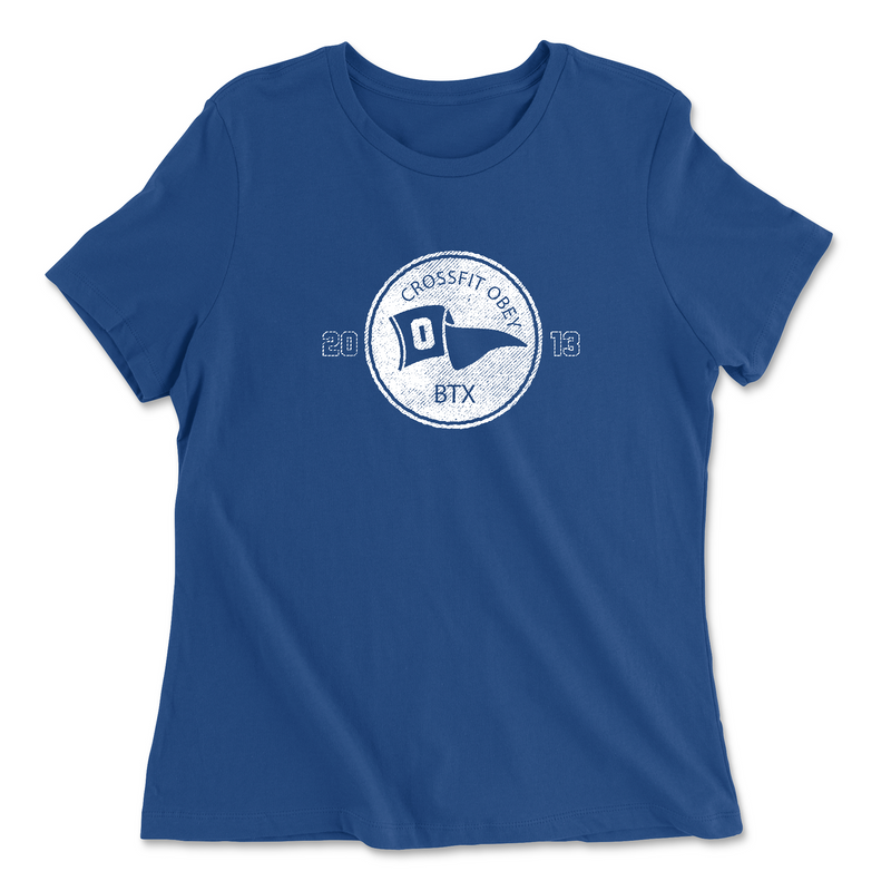 CrossFit Obey White Womens - Relaxed Jersey T-Shirt
