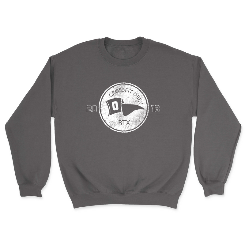 CrossFit Obey White Mens - Midweight Sweatshirt