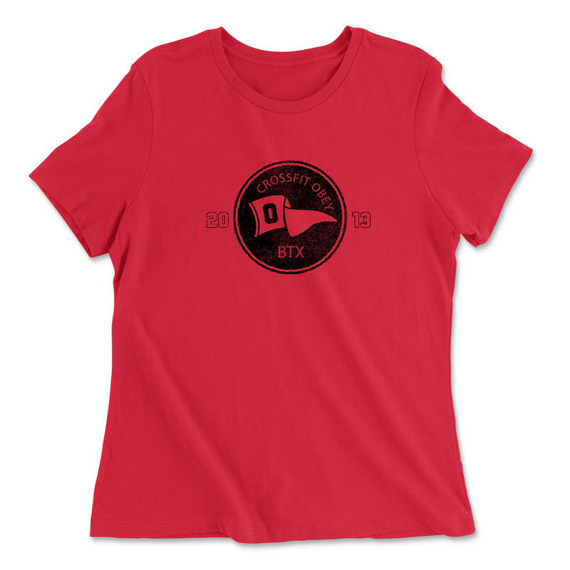 CrossFit Obey Black Womens - Relaxed Jersey T-Shirt