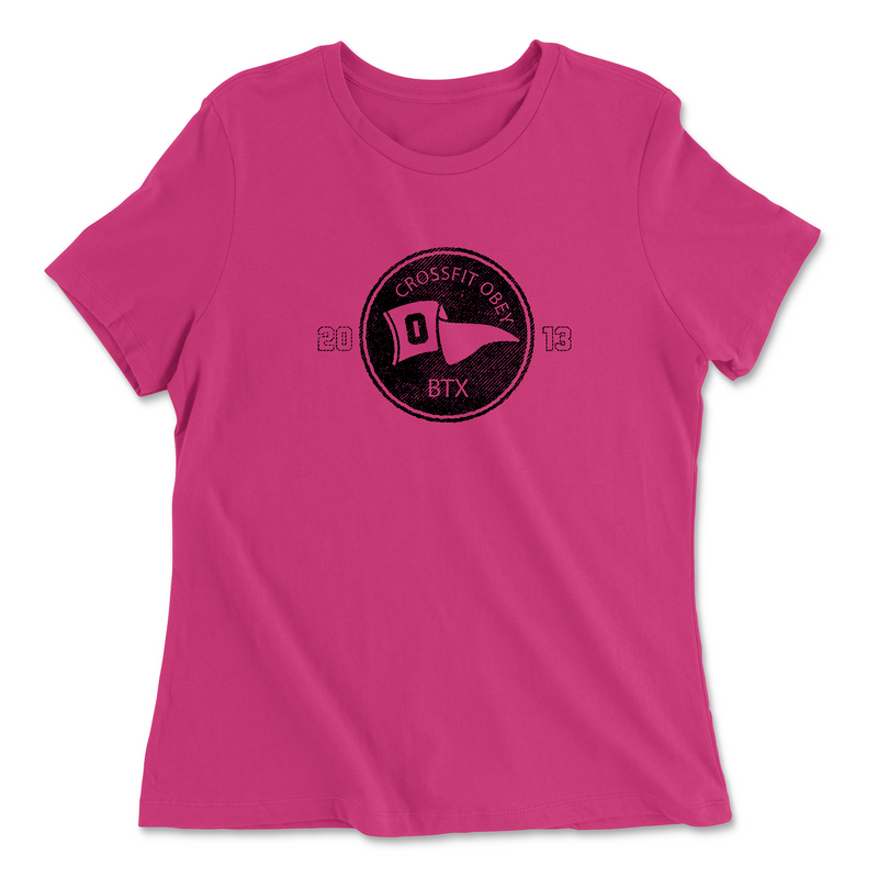 CrossFit Obey Black Womens - Relaxed Jersey T-Shirt