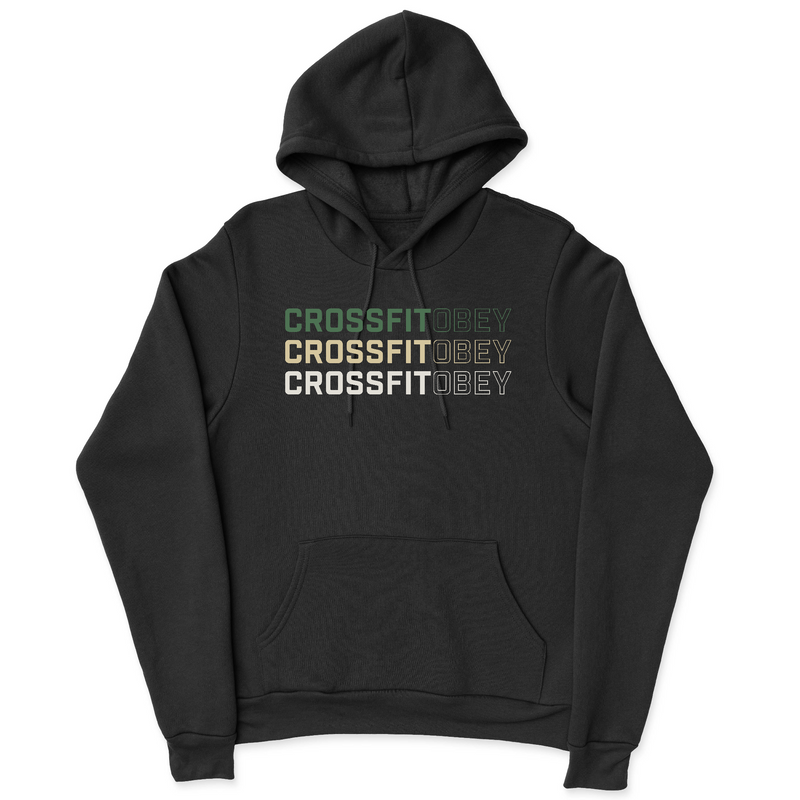CrossFit Obey Green and Gold Mens - Hoodie