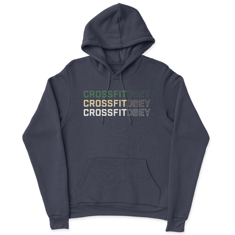 CrossFit Obey Green and Gold Mens - Hoodie
