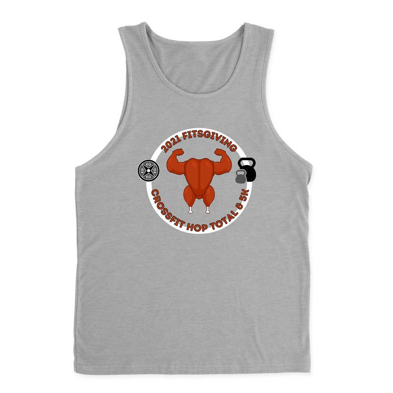 Mens 2X-Large HEATHER_GRAY Tank Top