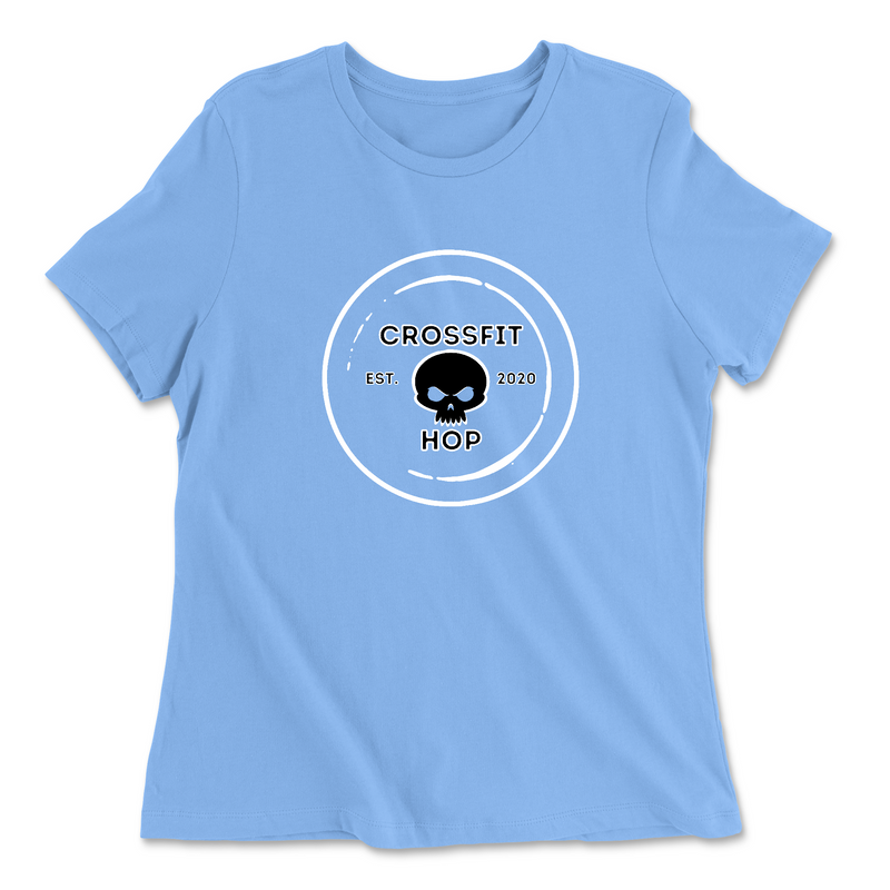 Womens 2X-Large CAROLINA_BLUE Relaxed Jersey T-Shirt