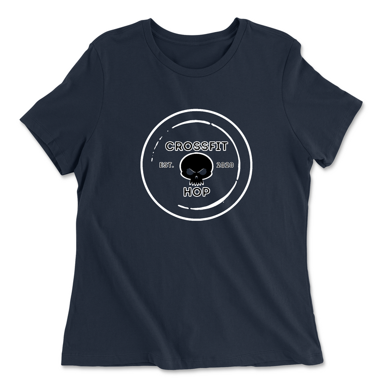Womens 2X-Large NAVY Relaxed Jersey T-Shirt