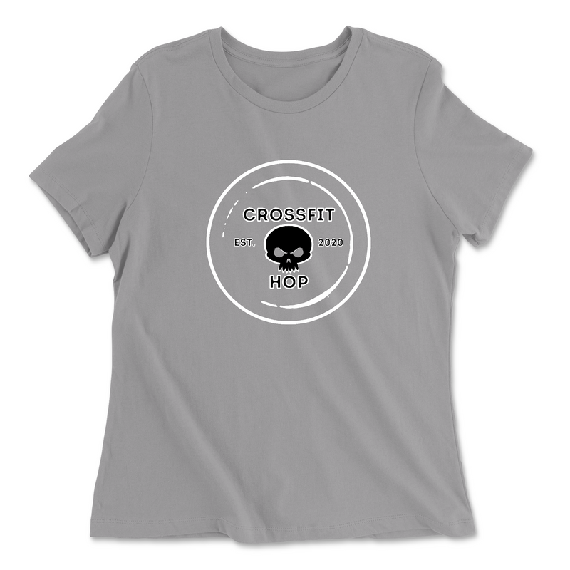 Womens 2X-Large SOLID_ATHLETIC_GREY Relaxed Jersey T-Shirt